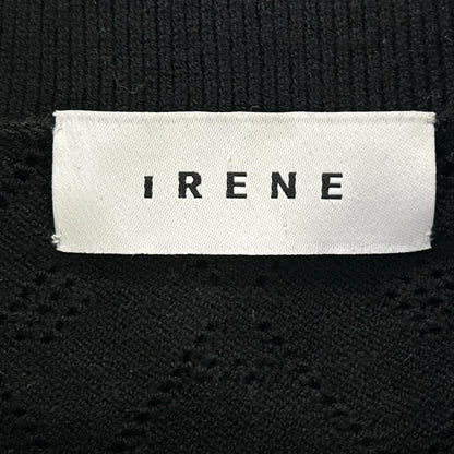 IRENE アイレネ 26A81003 ブラック アイレットパターンボディスーツニット トップス