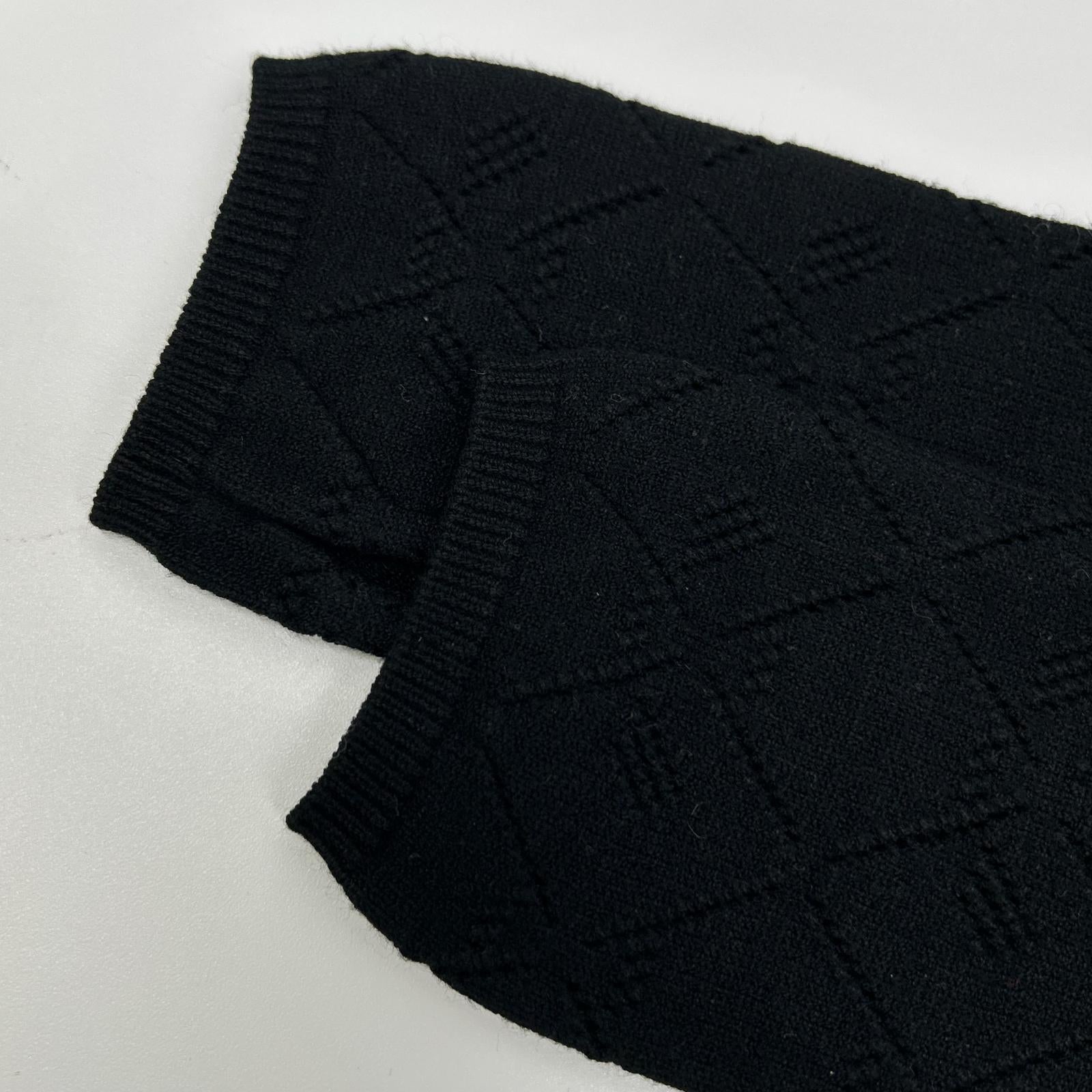 IRENE アイレネ 26A81003 ブラック アイレットパターンボディスーツニット トップス
