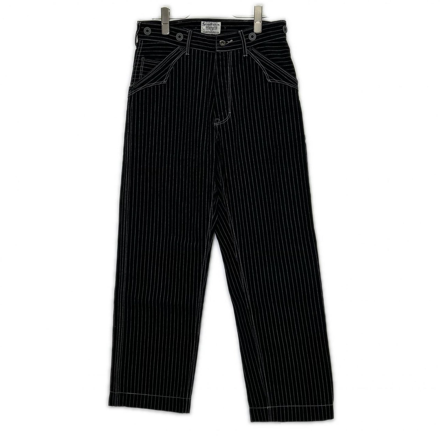 schott ショット 782-5911002 ブラック オールドヒッコリー デニム ボトムス