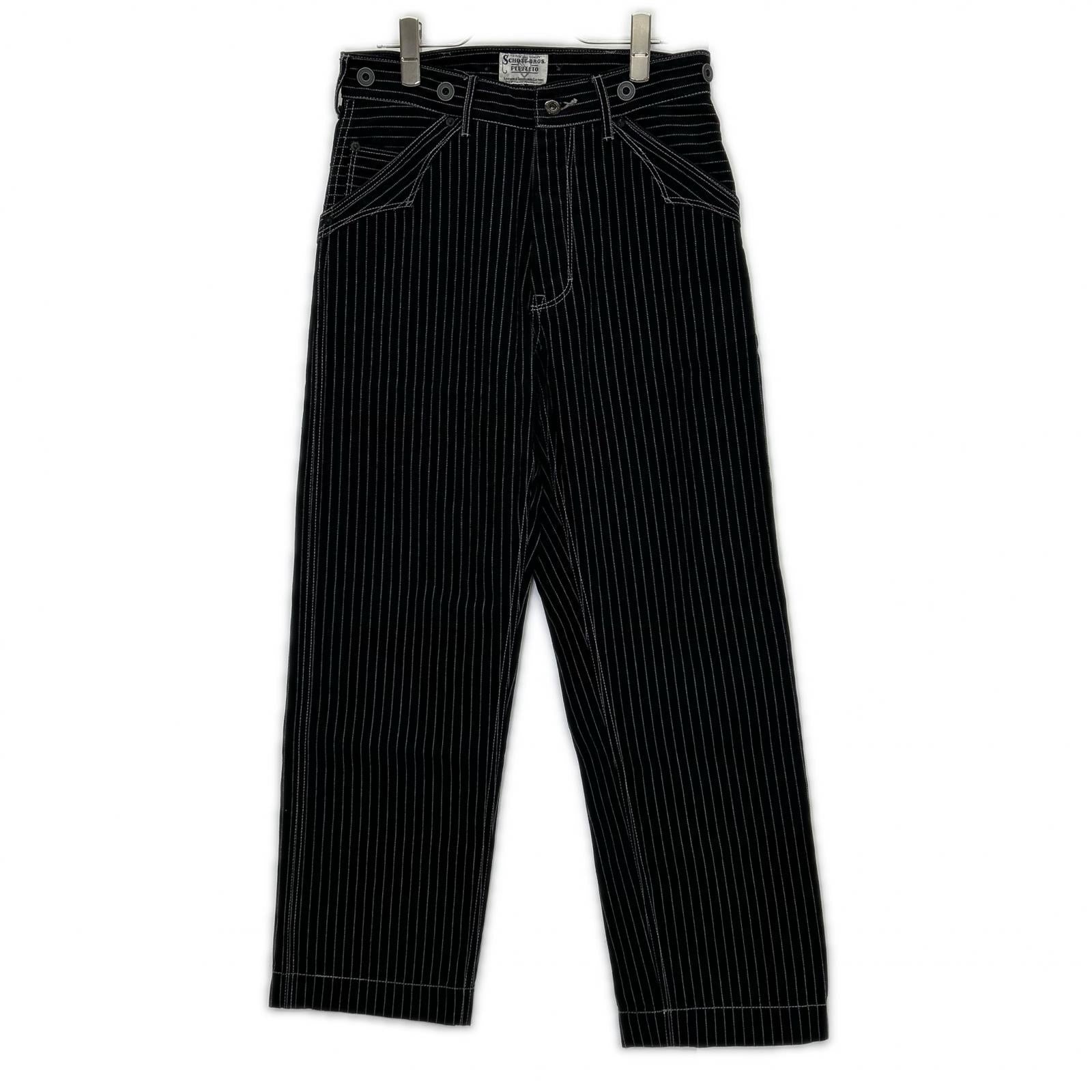 schott ショット 782-5911002 ブラック オールドヒッコリー デニム ボトムス