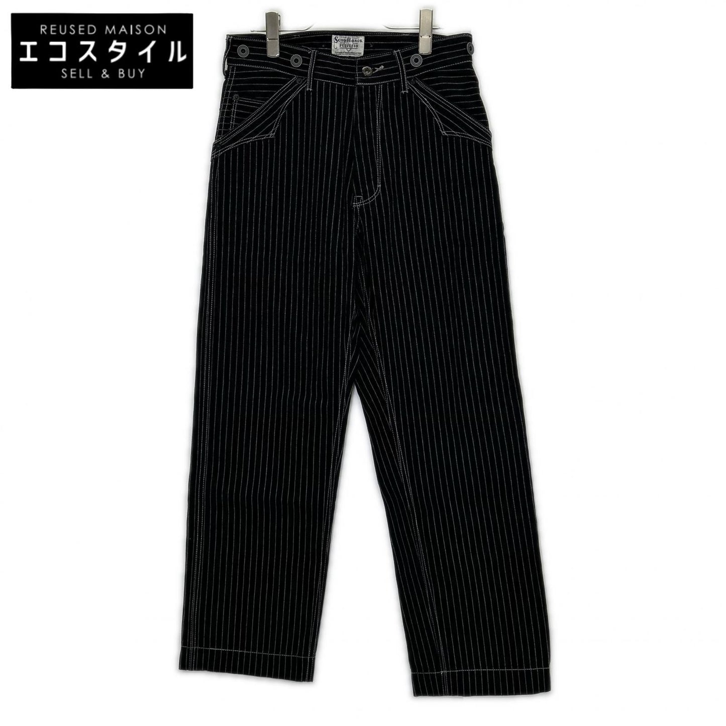 schott ショット 782-5911002 ブラック オールドヒッコリー デニム ボトムス