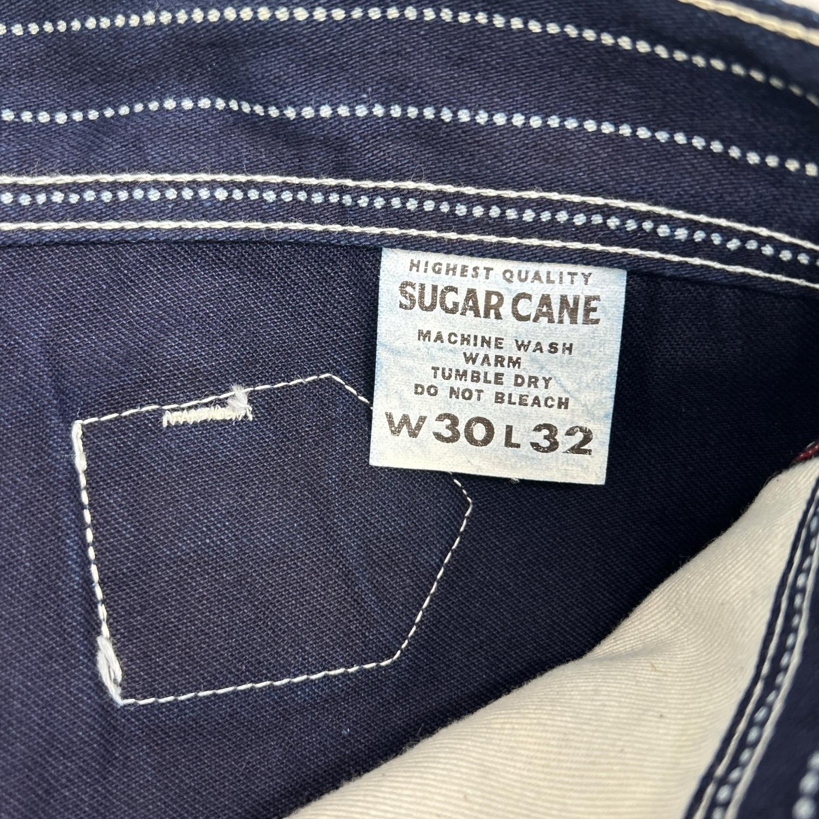 SUGAR CANE シュガーケーン SC40786 ネイビー ウォバッシュストライプ エンジニアパンツ ボトムス