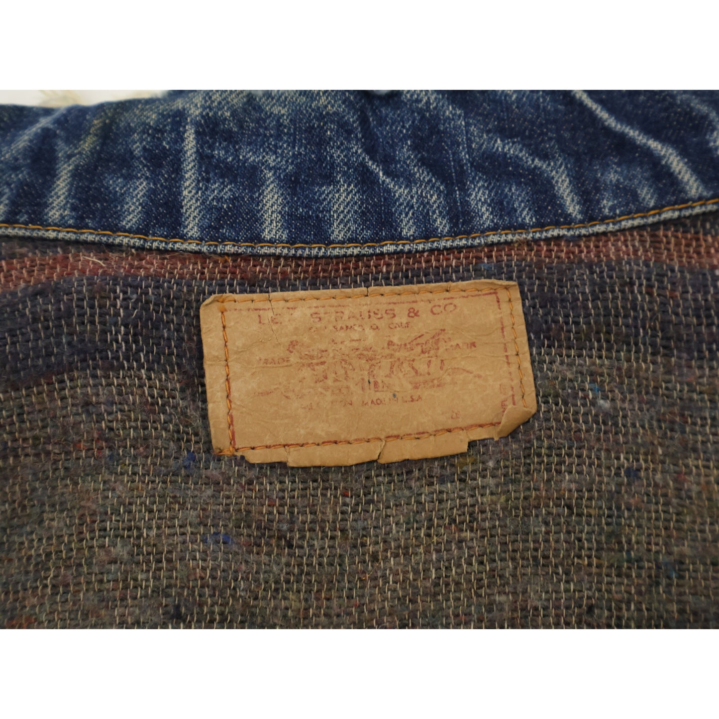LEVI'S リーバイス 60s 4th ビッグE ライナーブランケット デニムジャケット ジャケット