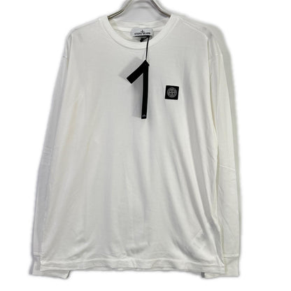 STONE ISLAND ストーンアイランド 791522713 ホワイト カットソー クルーネックTシャツ アイコンロゴパッチ トップス