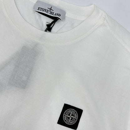 STONE ISLAND ストーンアイランド 791522713 ホワイト カットソー クルーネックTシャツ アイコンロゴパッチ トップス