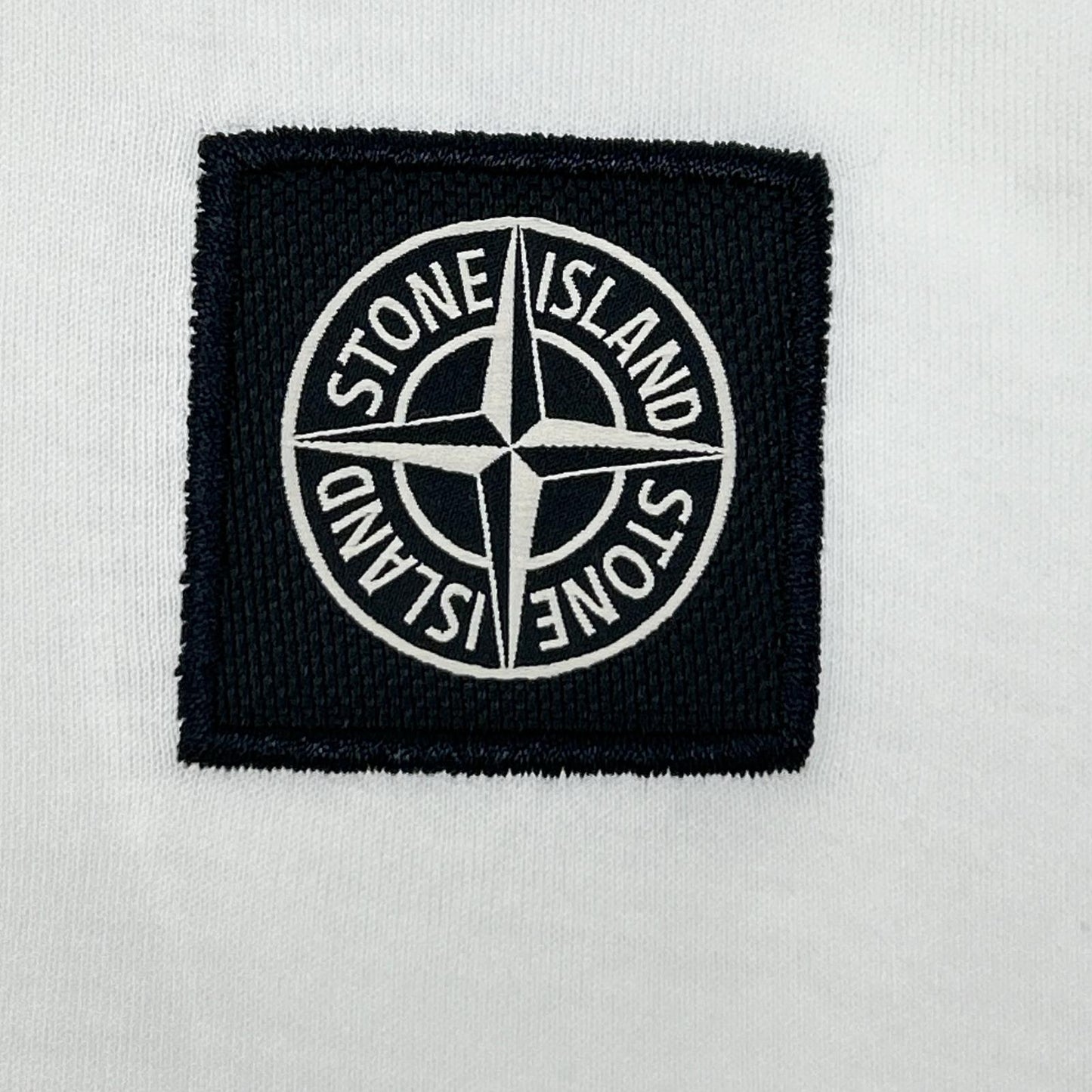 STONE ISLAND ストーンアイランド 791522713 ホワイト カットソー クルーネックTシャツ アイコンロゴパッチ トップス