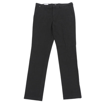 BOSS ボス 美品 Kaito1 ストレッチパンツ ボトムス メンズ ブラック 38L 10248208 ボトムス