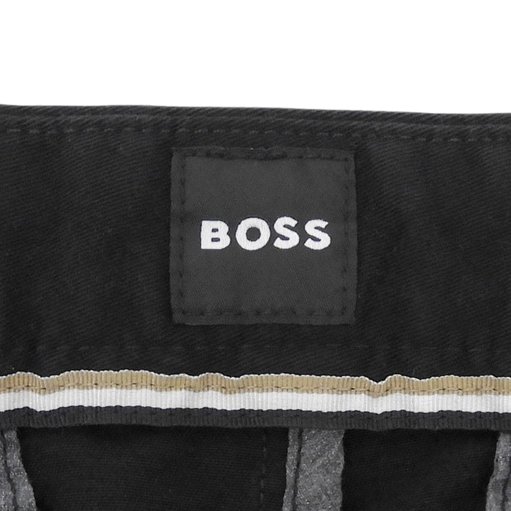 BOSS ボス 美品 Kaito1 ストレッチパンツ ボトムス メンズ ブラック 38L 10248208 ボトムス