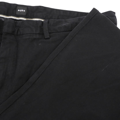 BOSS ボス 美品 Kaito1 ストレッチパンツ ボトムス メンズ ブラック 38L 10248208 ボトムス