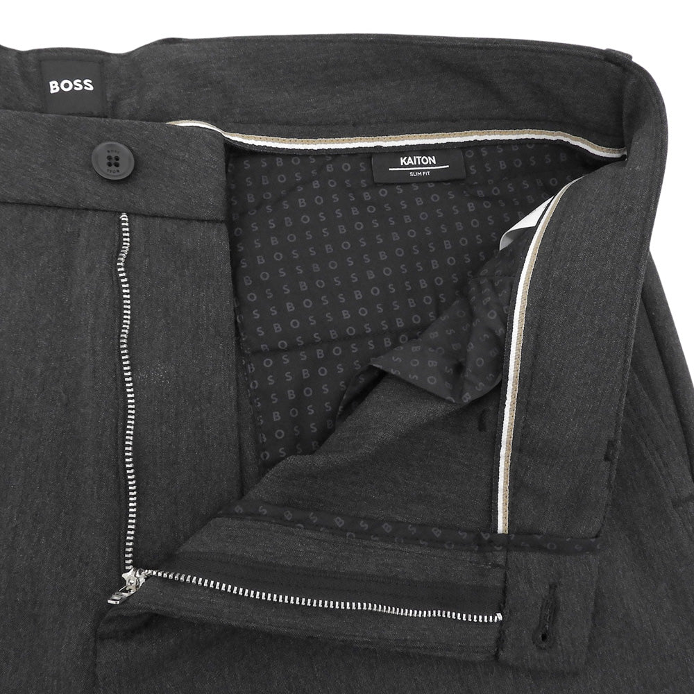 BOSS ボス 未使用 H-KAITON スリムフィットトラウザー ボトムス メンズ チャコールグレー 40L 10261221 ボトムス