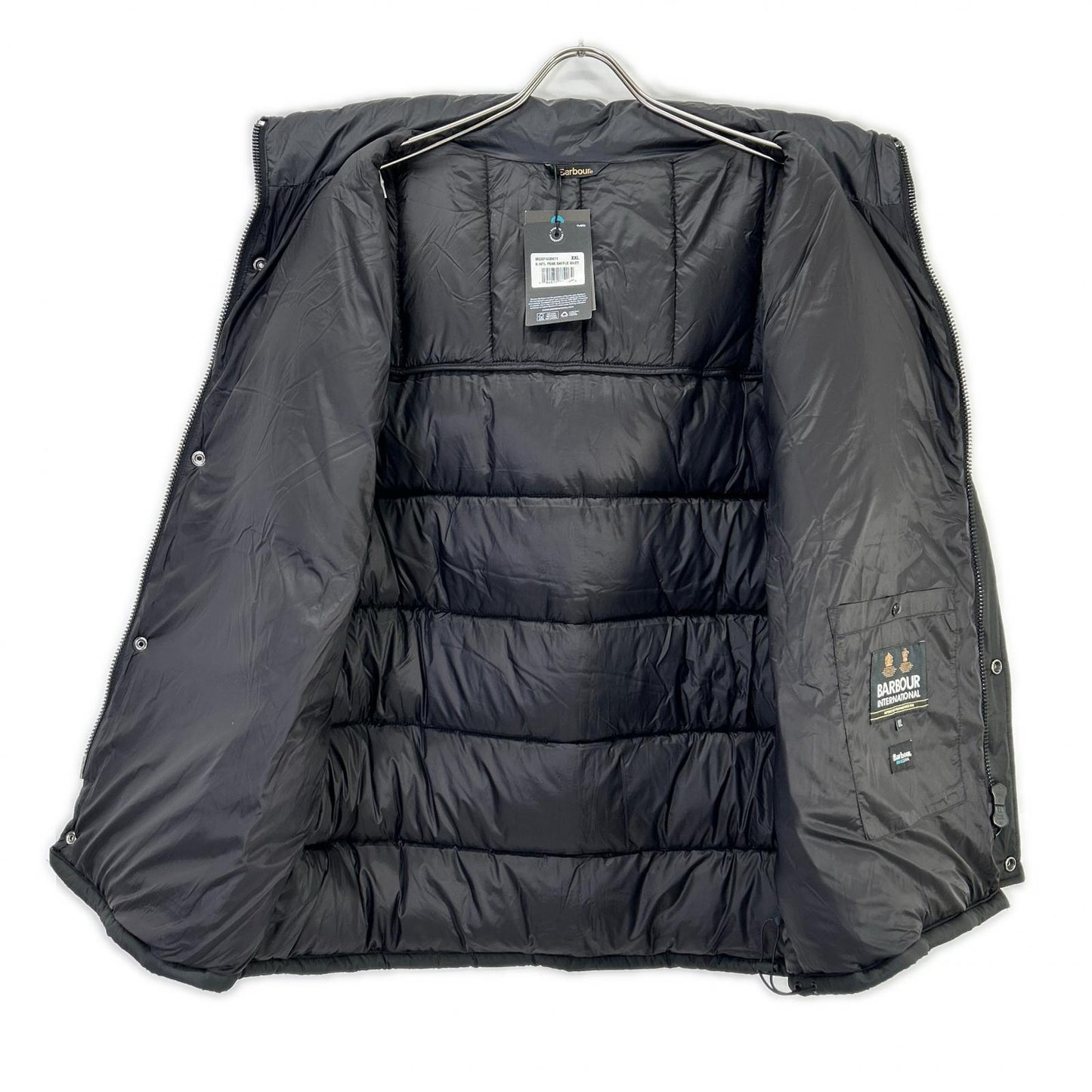 Barbour バブアー MGI0143BK11 ブラック INTERNATIONAL 中綿ダウンベスト ベスト