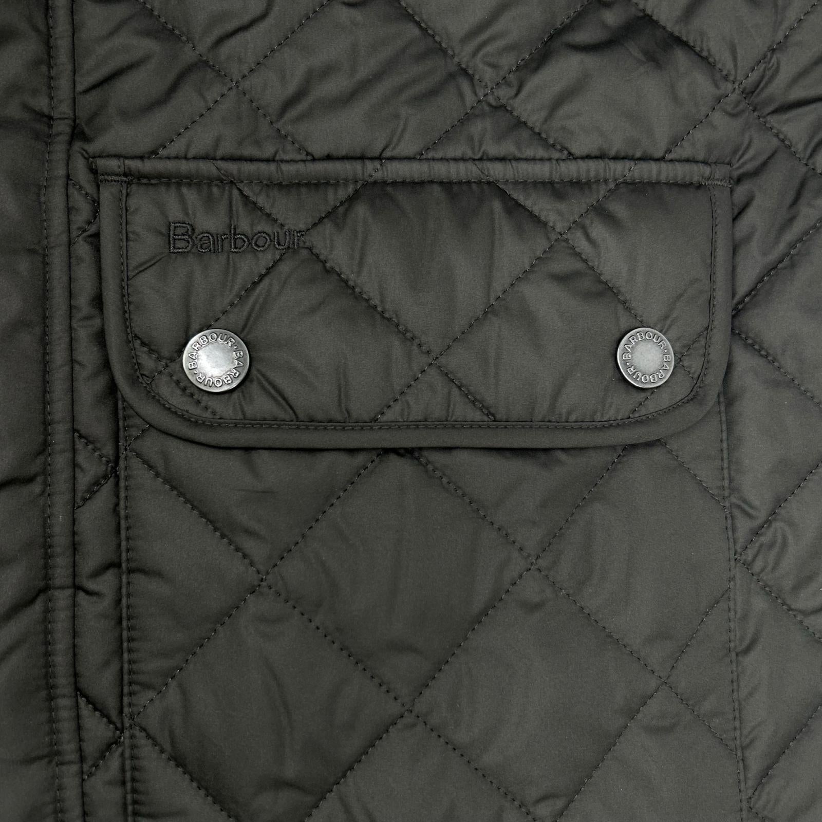 Barbour バブアー 23AW MQU1715 ブラック キルティングブルゾン ジャケット