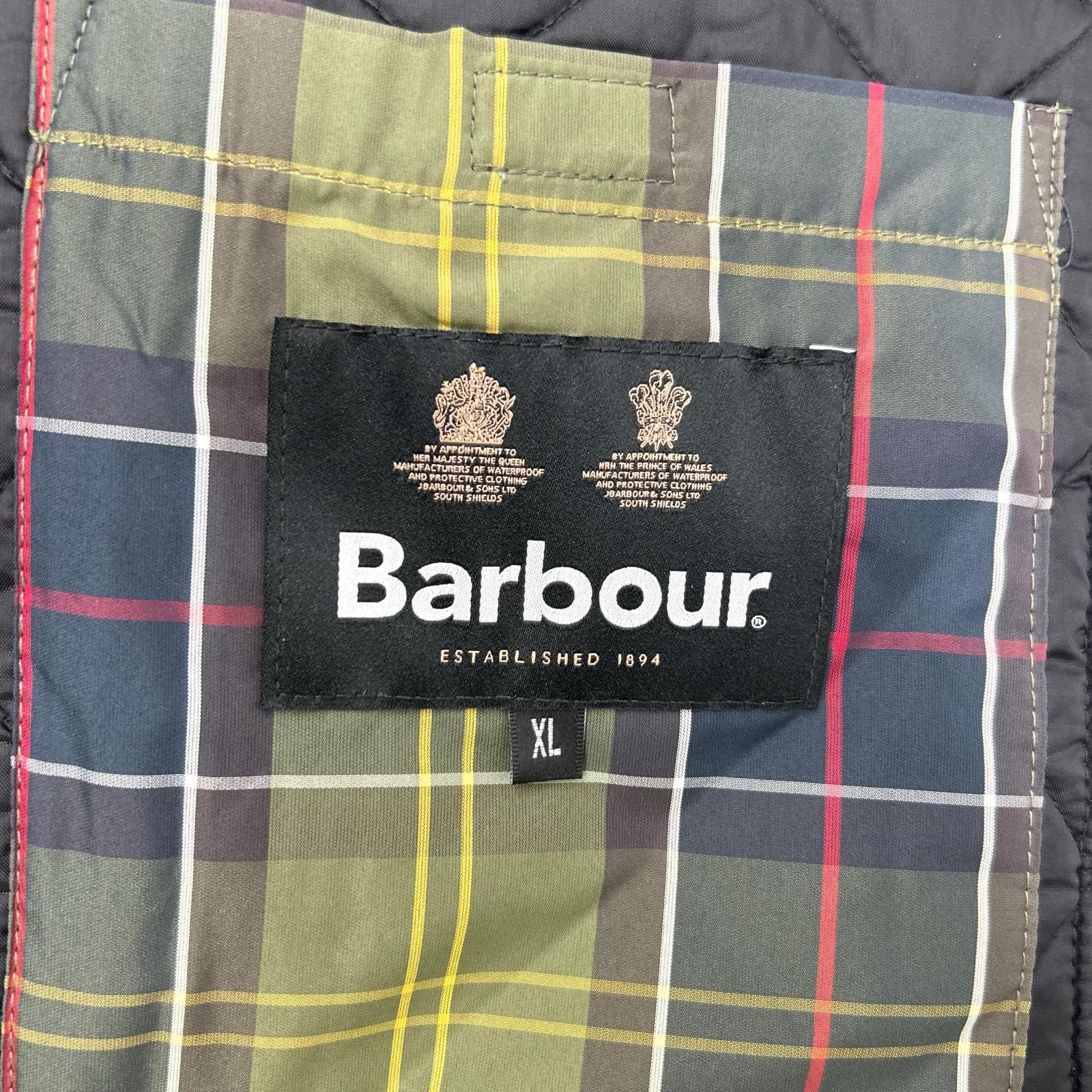 Barbour バブアー 23AW MQU1715 ブラック キルティングブルゾン ジャケット