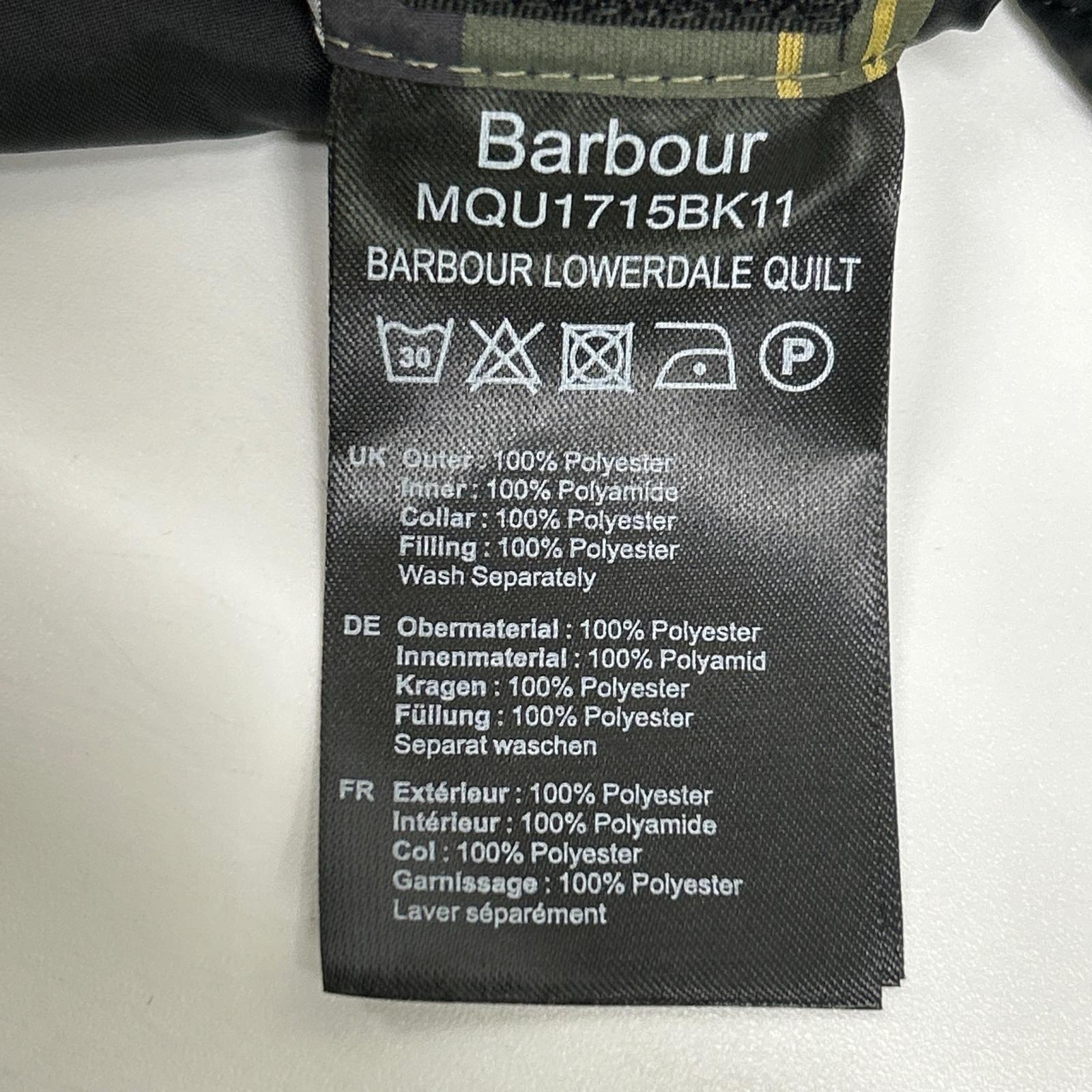 Barbour バブアー 23AW MQU1715 ブラック キルティングブルゾン ジャケット