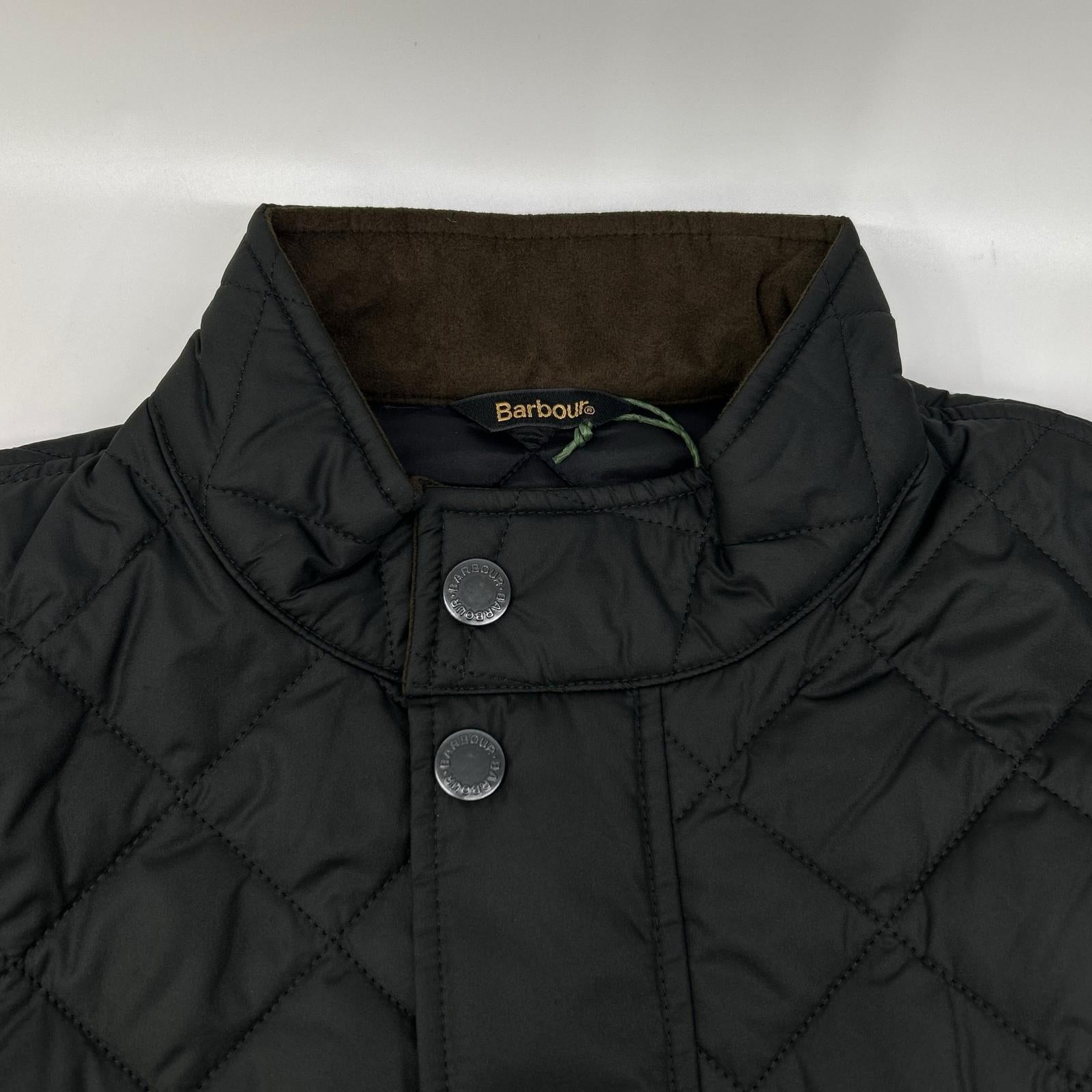 Barbour バブアー 23AW MQU1715 ブラック キルティングブルゾン ジャケット