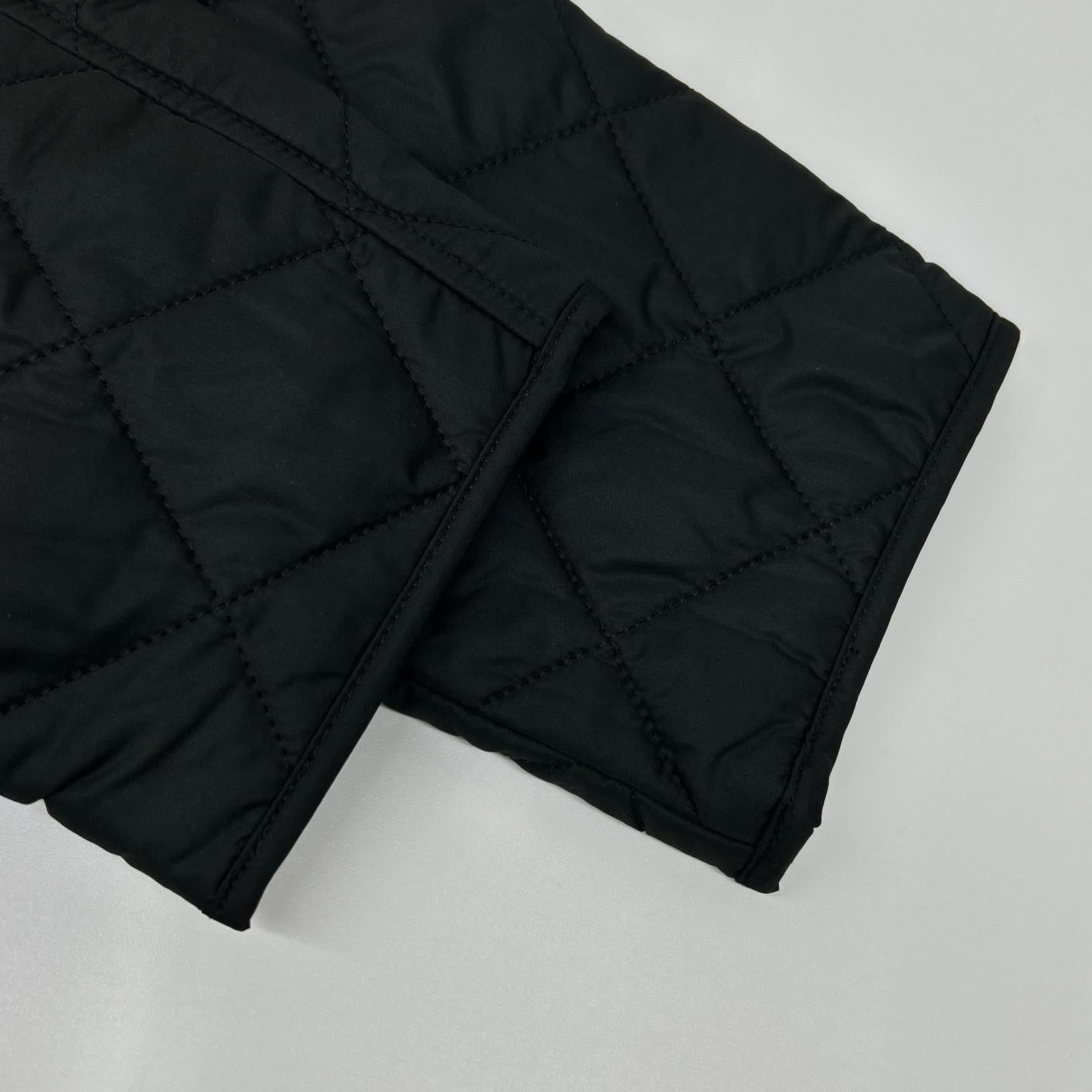 Barbour バブアー 23AW MQU1715 ブラック キルティングブルゾン ジャケット