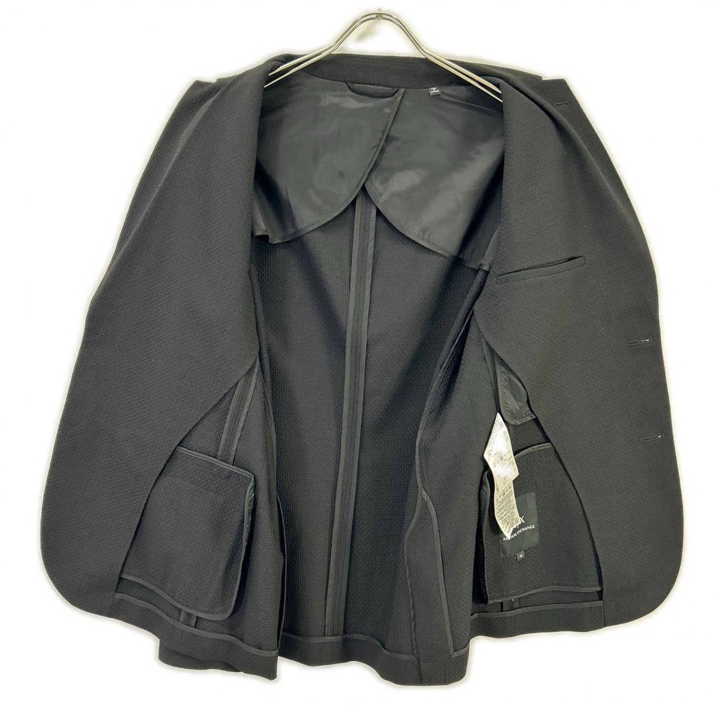 ARMANI EXCHANGE アルマーニエクスチェンジ 8NZG43 ブラック テーラードジャケット ジャケット