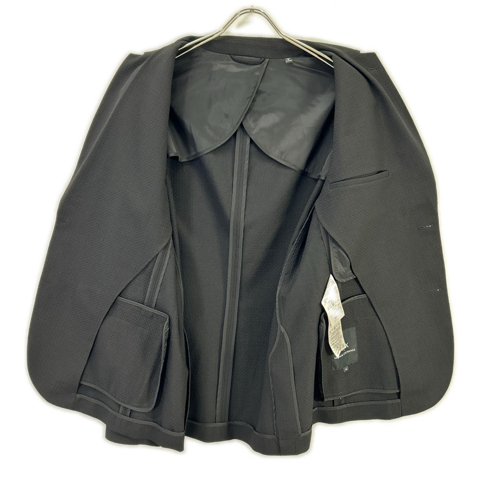 ARMANI EXCHANGE アルマーニエクスチェンジ 8NZG43 ブラック テーラードジャケット ジャケット
