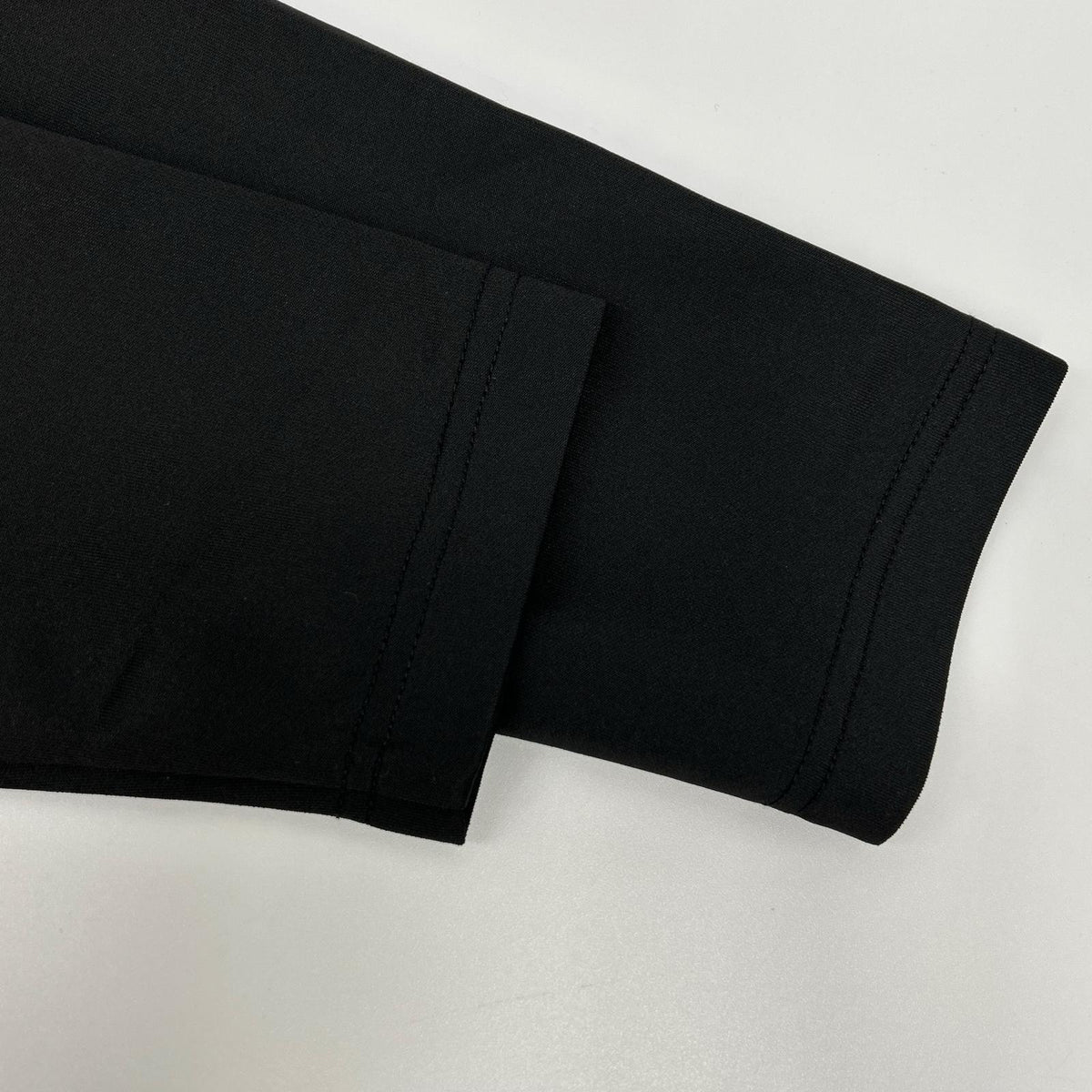 muta ムータ GLOBALE KoBE Black Monogram Long-Sleeve Polo Shirt Top