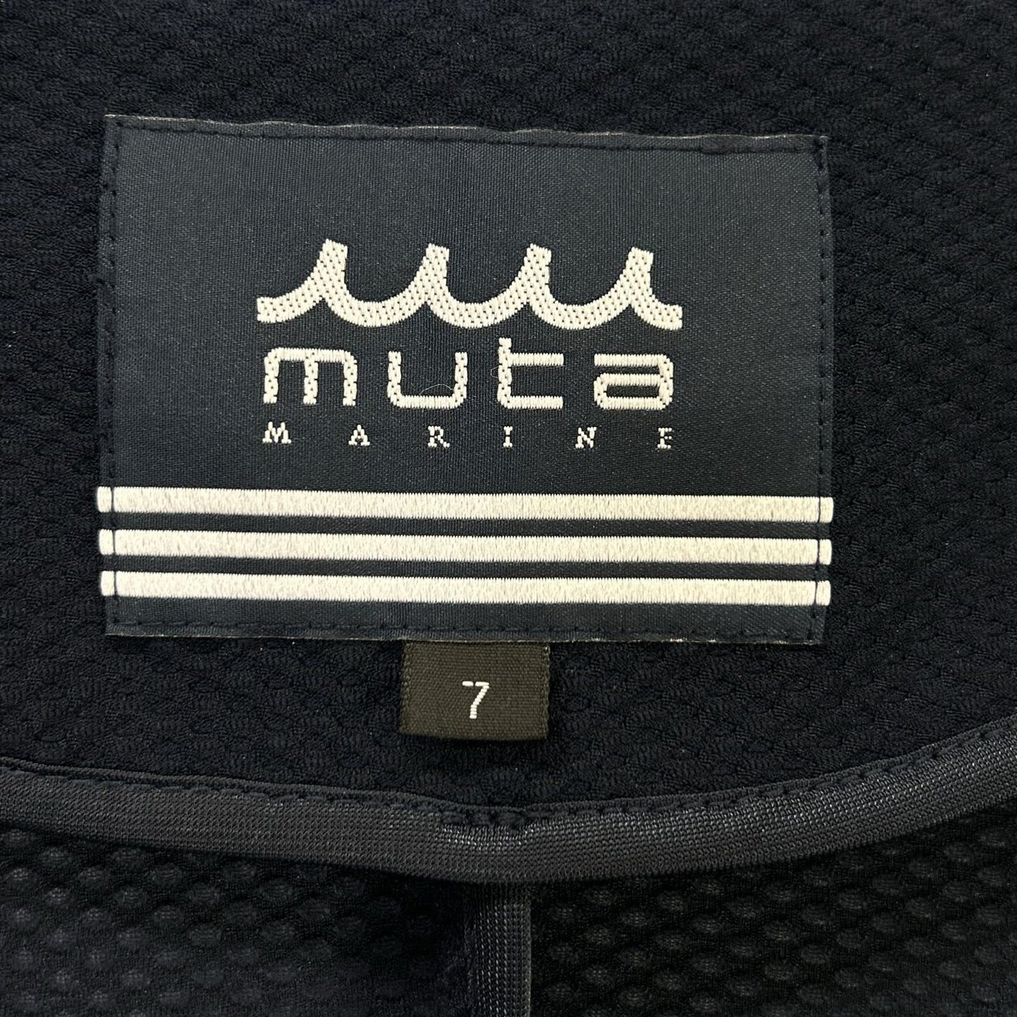 muta ムータ ネイビー メッシュド テーラードジャケット 200838 ジャケット