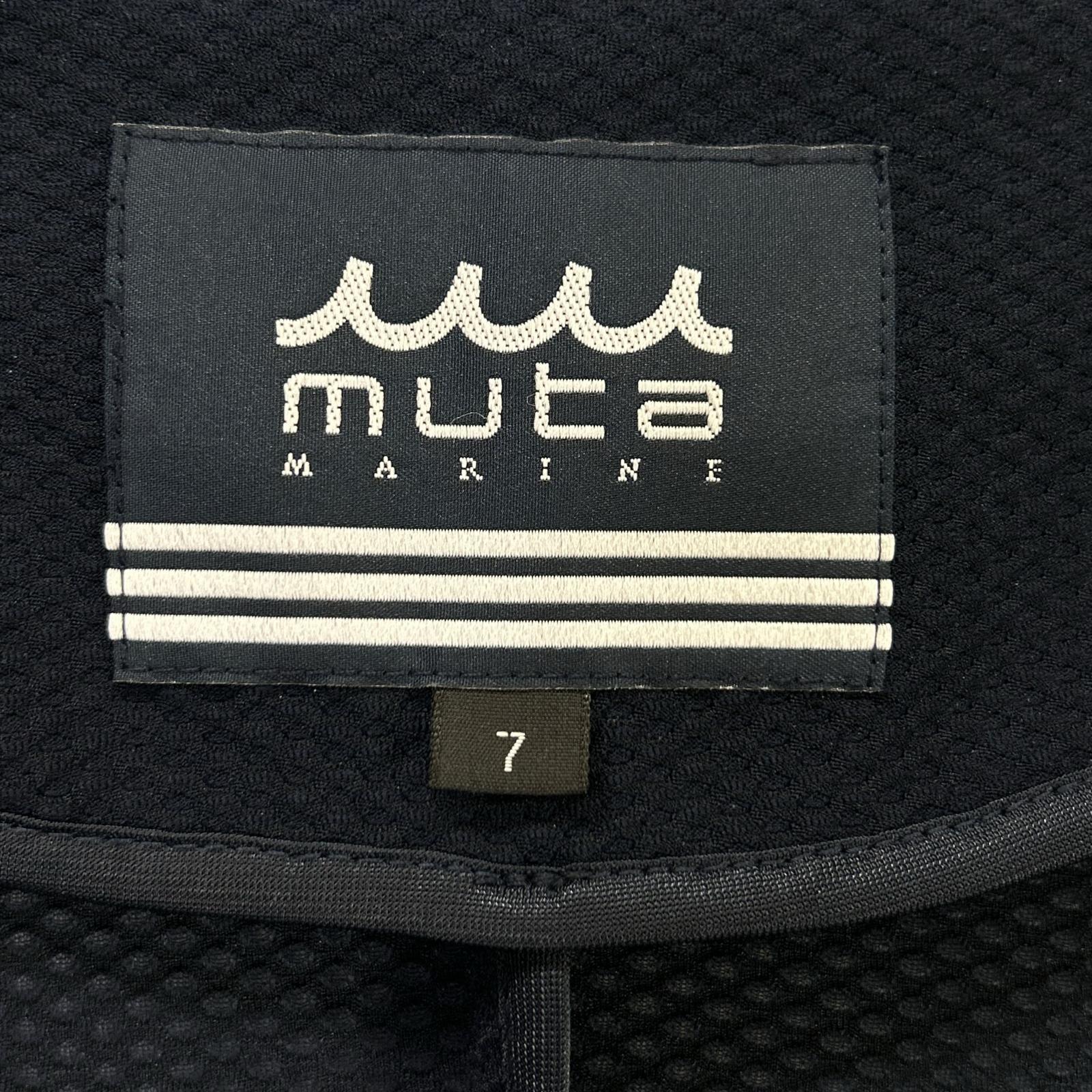 muta ムータ ネイビー メッシュド テーラードジャケット 200838 ジャケット