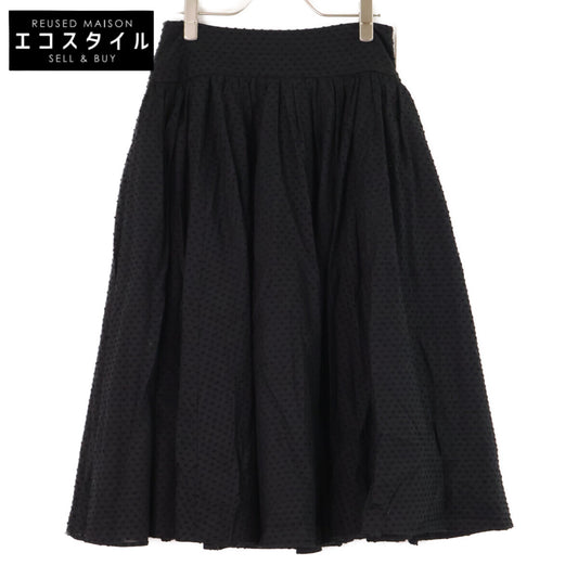 FOXEY Foxey [Excellent condition] 43571 Skirt Sierra polka-dot flared skirt