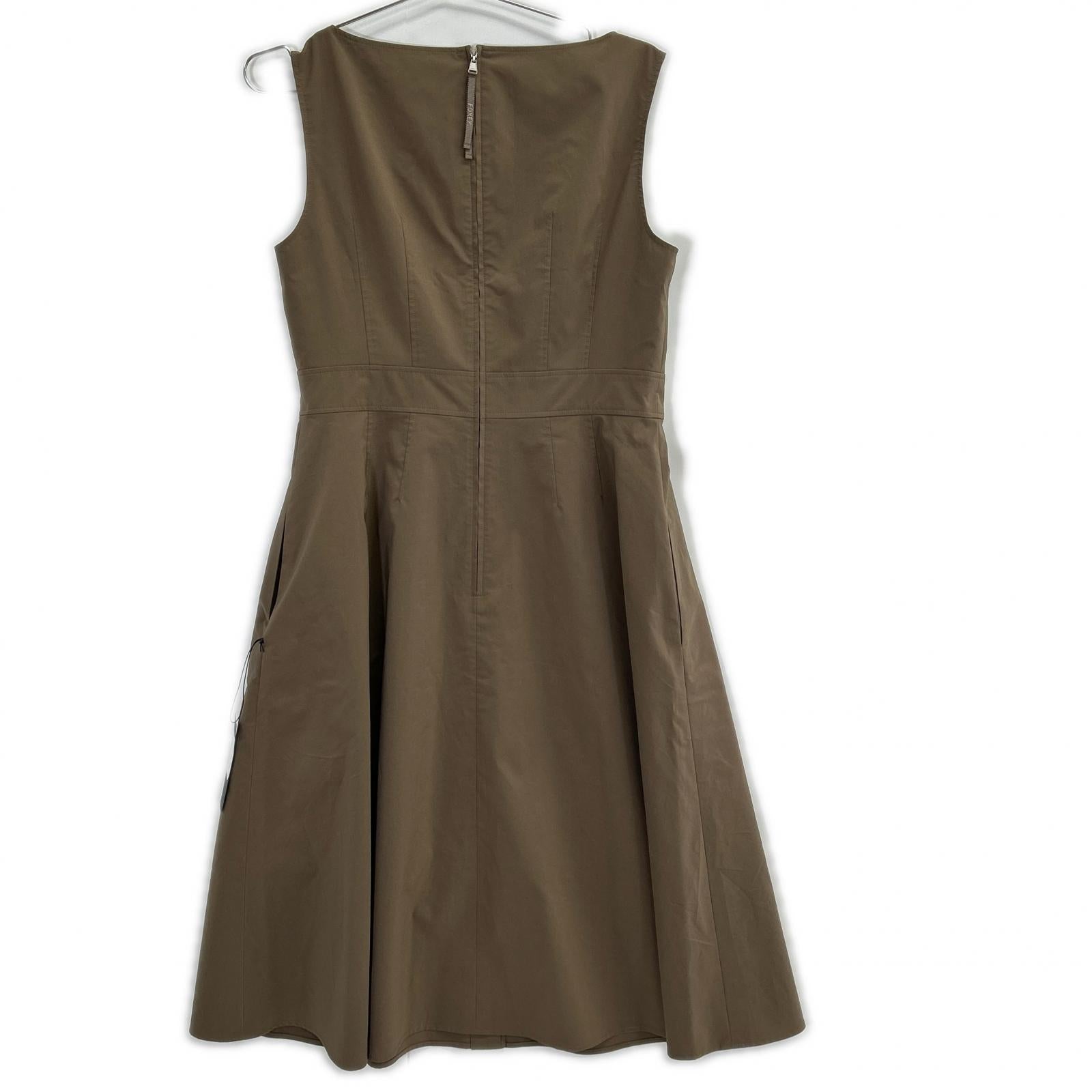 FOXEY NEW YORK フォクシーニューヨーク 23AW 43744 マロンブラウン ノースリーブドレスリリーク ワンピース