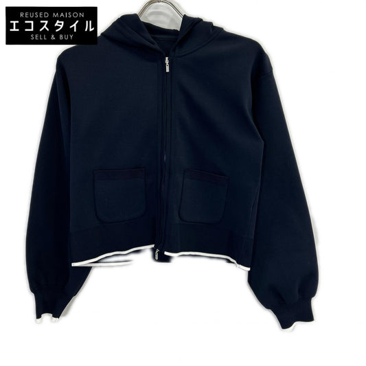 FOXEY NEW YORK 2024 44438 navy CARDIGAN ALIGN zip-up hoodie jacket