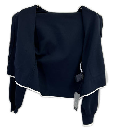 FOXEY NEW YORK フォクシーニューヨーク 24年 44438 ネイビー CARDIGAN ALIGN ジップアップパーカー ジャケット