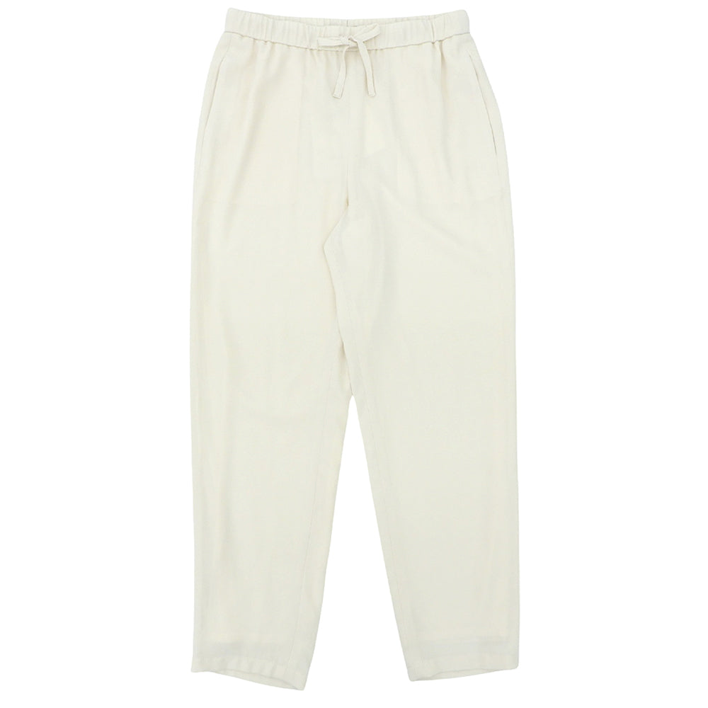 Theory セオリー 新品同様 POWDER CREPE TREECA JOGGE パンツ ボトムス レディース オフホワイト P 24SS ボトムス