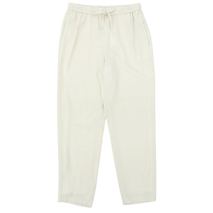 Theory セオリー 新品同様 POWDER CREPE TREECA JOGGE パンツ ボトムス レディース オフホワイト P 24SS ボトムス