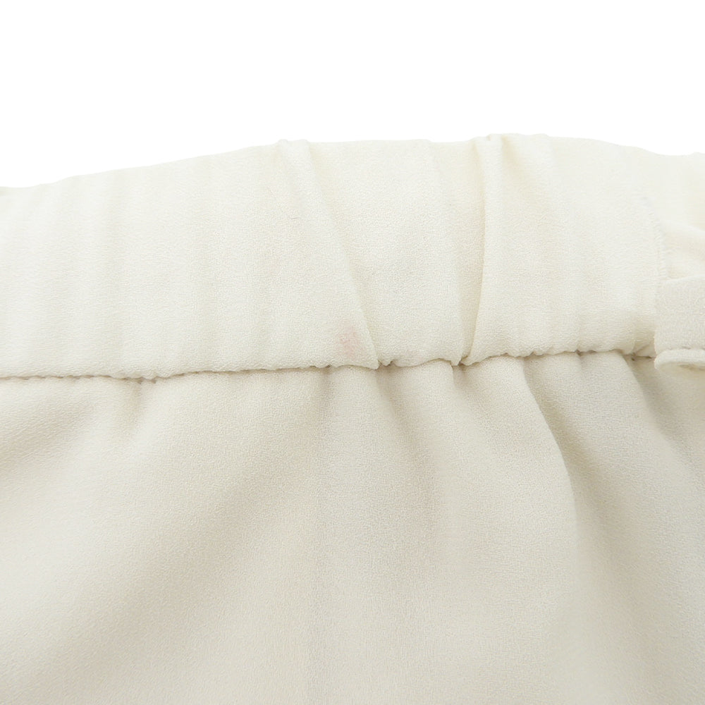 Theory セオリー 新品同様 POWDER CREPE TREECA JOGGE パンツ ボトムス レディース オフホワイト P 24SS ボトムス