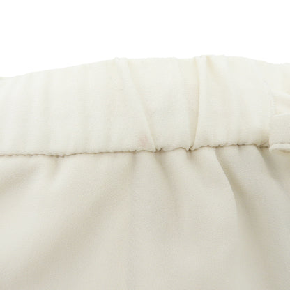 Theory セオリー 新品同様 POWDER CREPE TREECA JOGGE パンツ ボトムス レディース オフホワイト P 24SS ボトムス