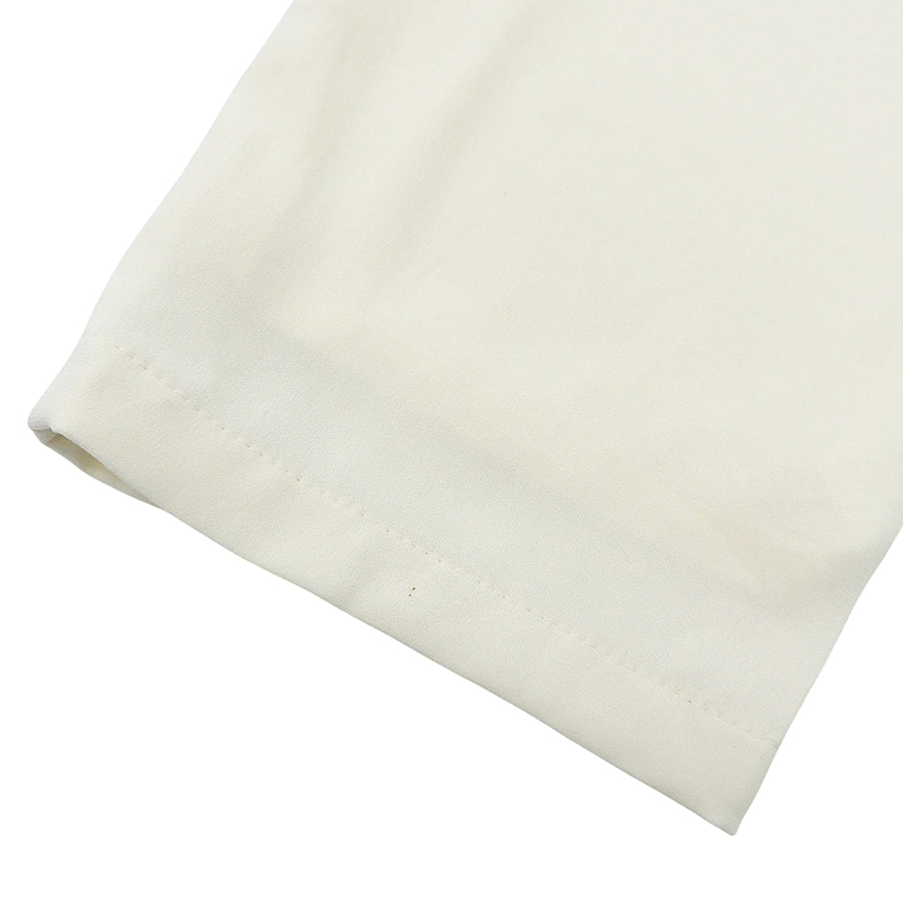 Theory セオリー 新品同様 POWDER CREPE TREECA JOGGE パンツ ボトムス レディース オフホワイト P 24SS ボトムス