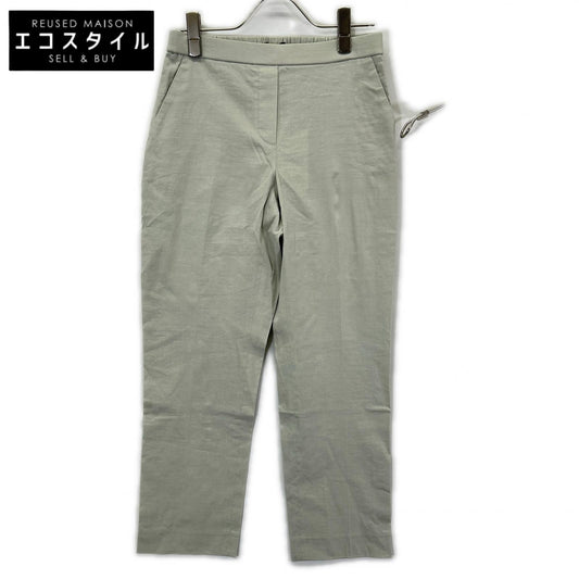 Theory セオリー 24SS ライトグレー GOOD CRUNCH W TREECA PULL リネン混パンツ ボトムス