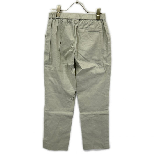 Theory セオリー 24SS ライトグレー GOOD CRUNCH W TREECA PULL リネン混パンツ ボトムス
