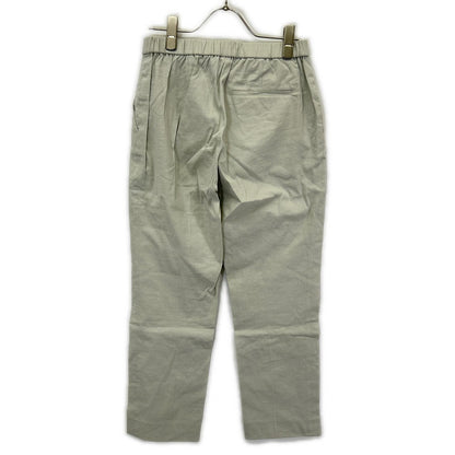 Theory セオリー 24SS ライトグレー GOOD CRUNCH W TREECA PULL リネン混パンツ ボトムス