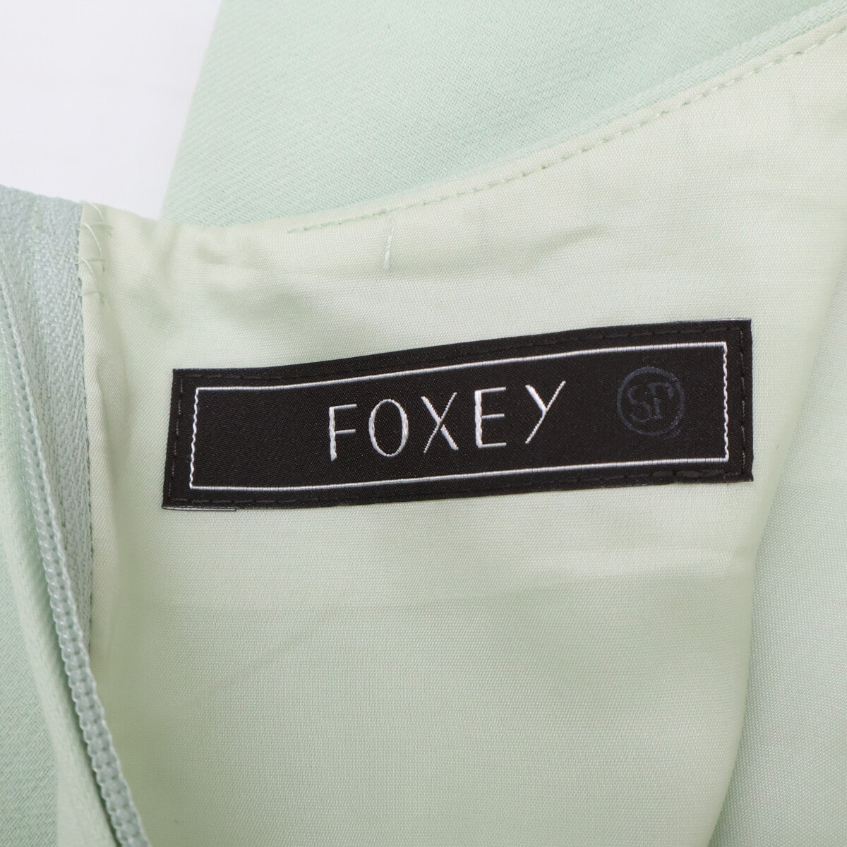 FOXEY フォクシー 【新品】42548 Lily ミンクファー付 ノースリーブ ワンピース