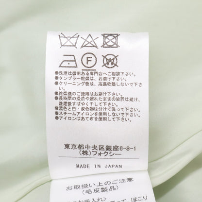 FOXEY フォクシー 【新品】42548 Lily ミンクファー付 ノースリーブ ワンピース