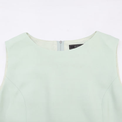 FOXEY フォクシー 【新品】42548 Lily ミンクファー付 ノースリーブ ワンピース
