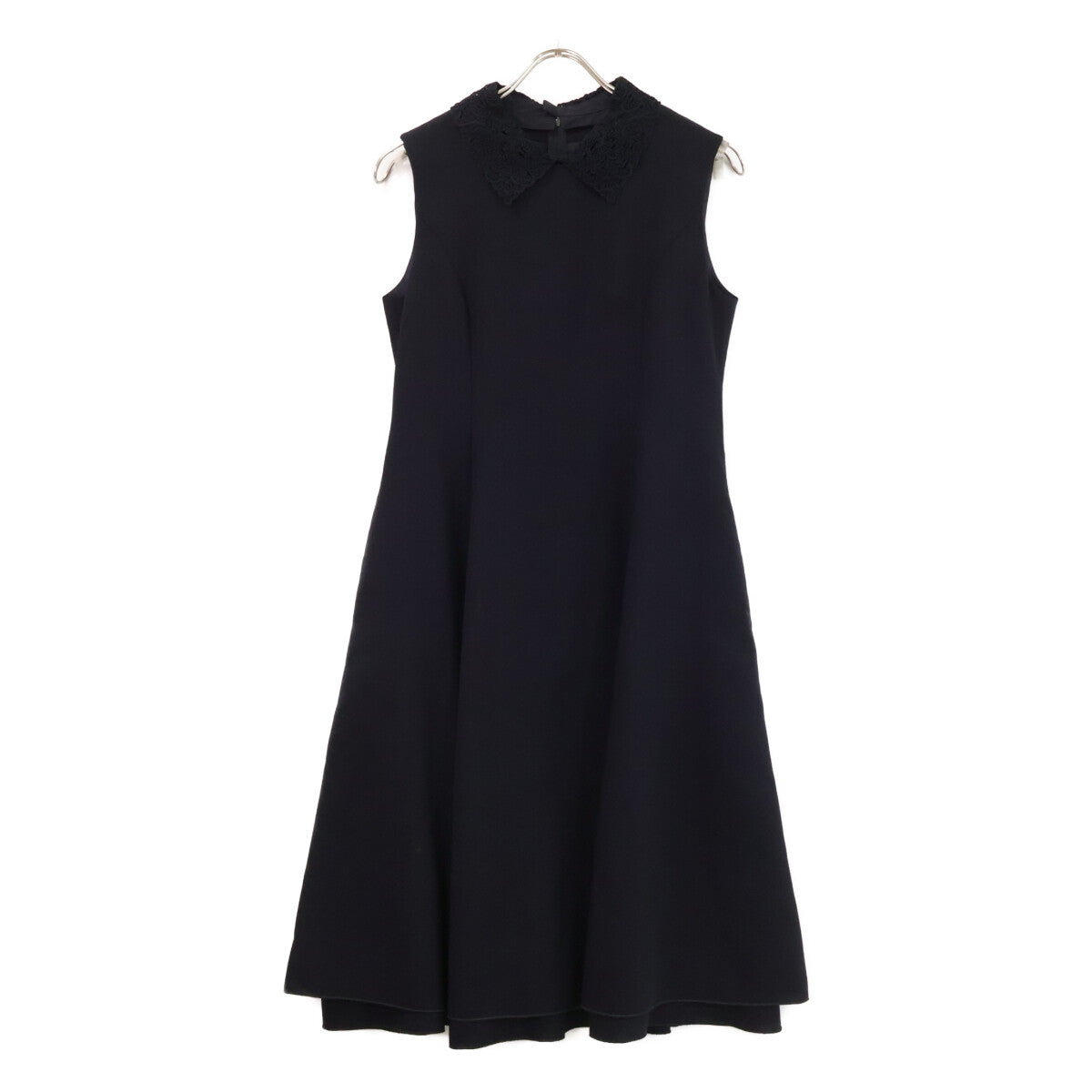 FOXEY フォクシー 【美品/23年製】43188 Amelie レースカラー付 ノースリーブ ドレス ワンピース
