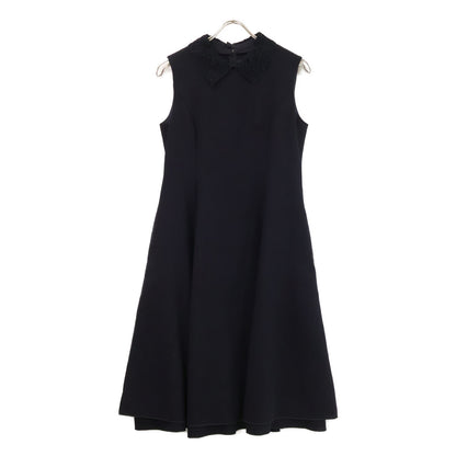 FOXEY フォクシー 【美品/23年製】43188 Amelie レースカラー付 ノースリーブ ドレス ワンピース