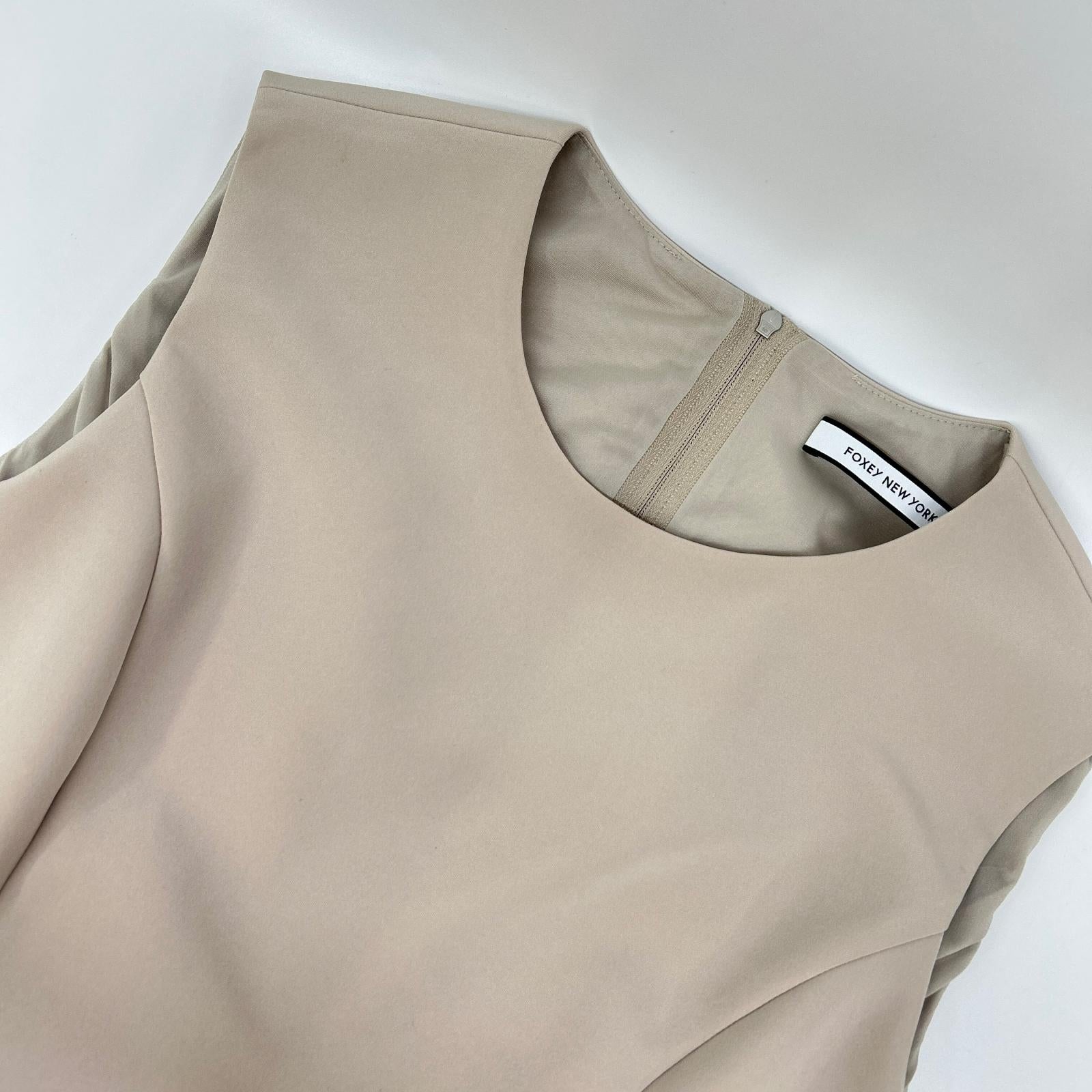FOXEY NEW YORK フォクシーニューヨーク 24年 44840 アーモンドラテ ヘレナ ドレス ワンピース