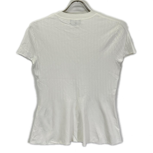 Theory セオリー 【23年製】3101714 Compact Crepe Peplum Top 半袖カットソー トップス