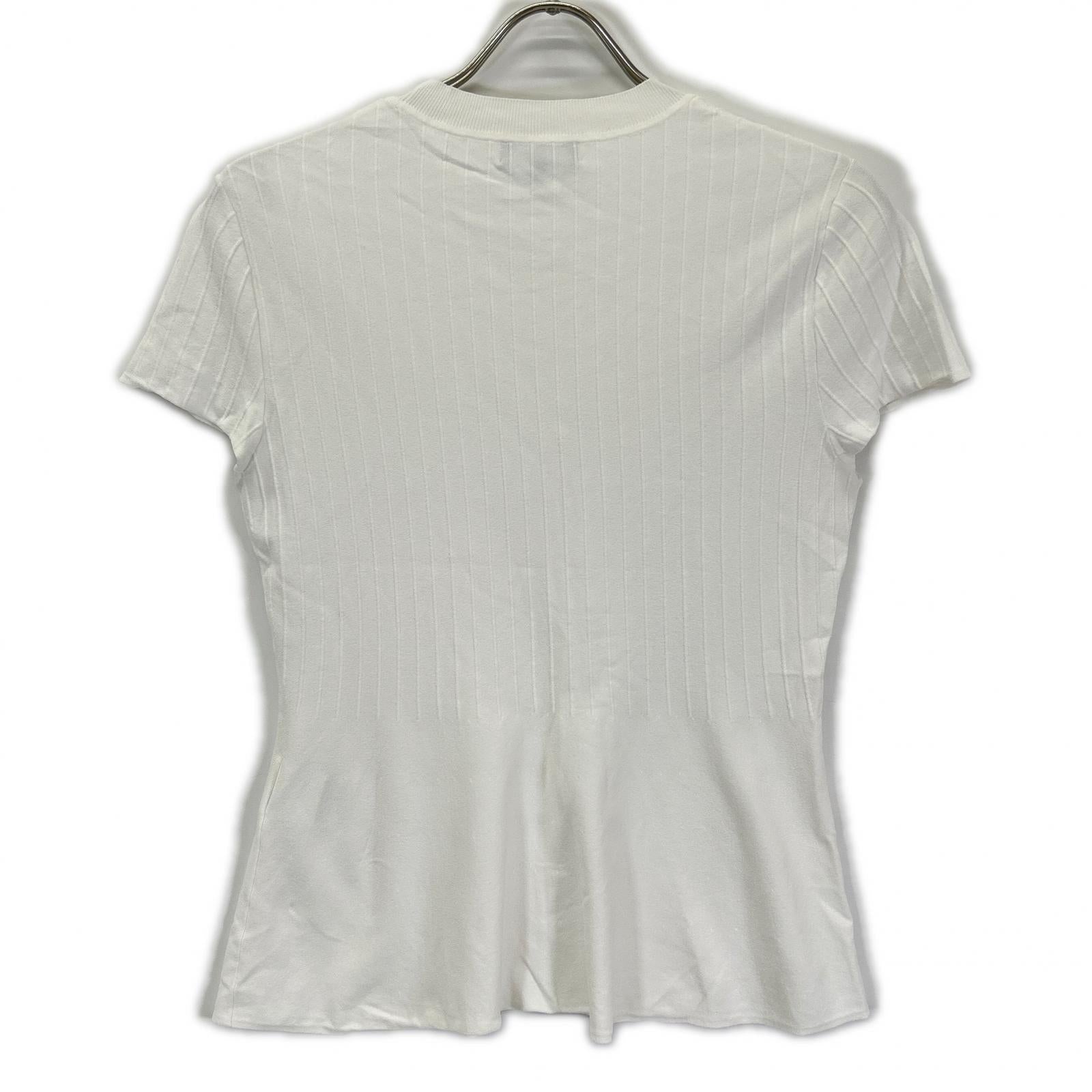 Theory セオリー 【23年製】3101714 Compact Crepe Peplum Top 半袖カットソー トップス