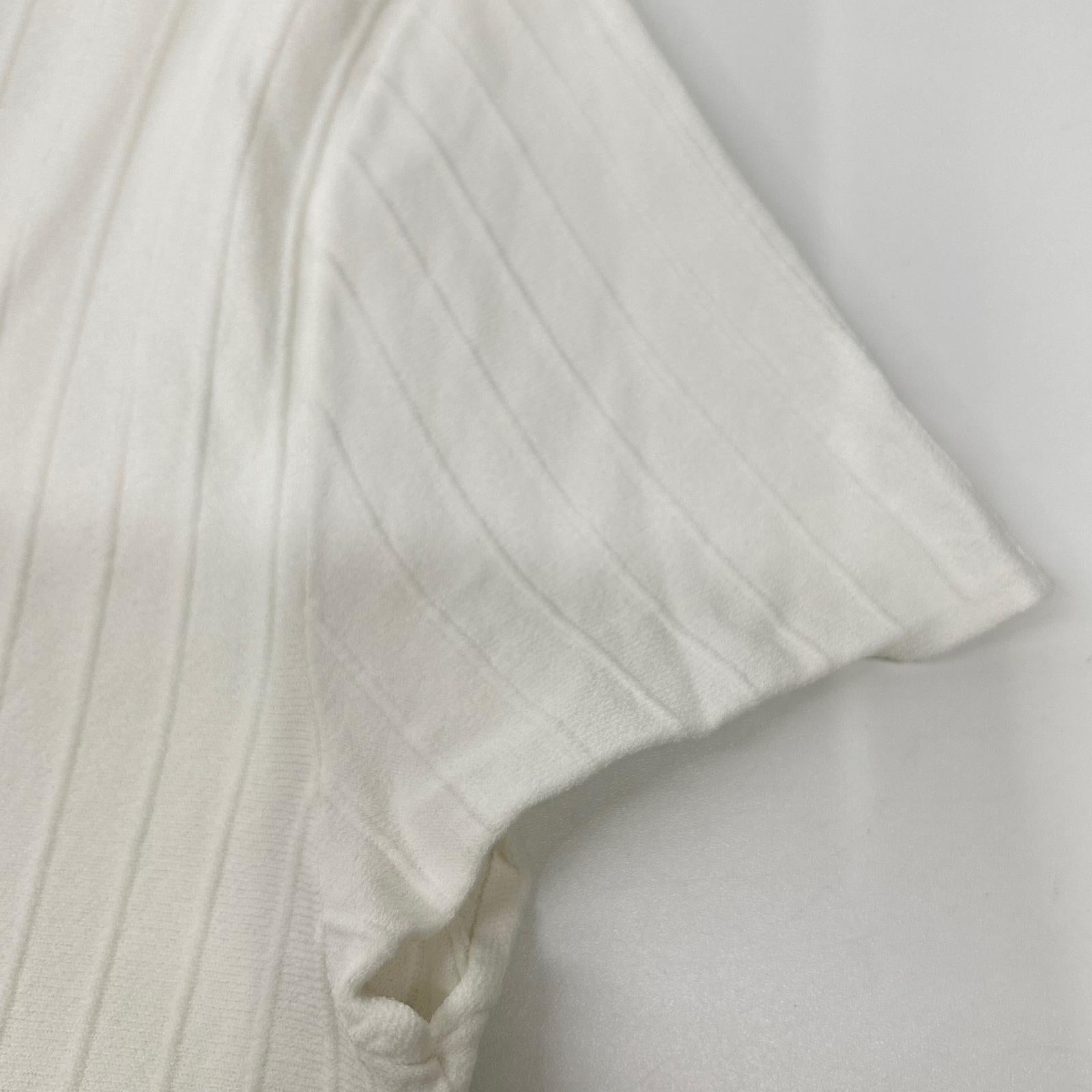Theory セオリー 【23年製】3101714 Compact Crepe Peplum Top 半袖カットソー トップス