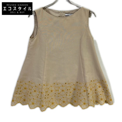 FOXEY NEW YORK フォクシーニューヨーク 24年製 44427 ベージュ リネンブーケ ブラウス トップス