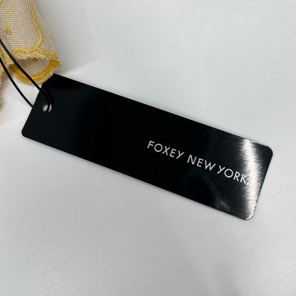 FOXEY NEW YORK フォクシーニューヨーク 24年製 44427 ベージュ リネンブーケ ブラウス トップス