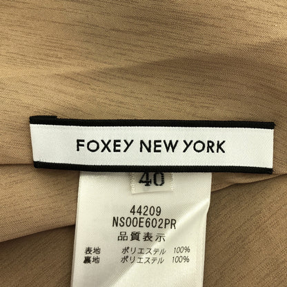 FOXEY フォクシー 24年製 44209 ベージュ ドレス シルビア プリーツ ワンピース トップス