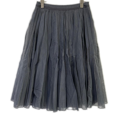 FOXEY BOUTIQUE フォクシーブティック 35968 グレー シアー サーキュラー タックフレア スカート スカート